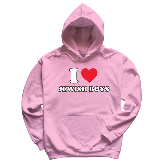 I Love Jewish Boys Hoodie