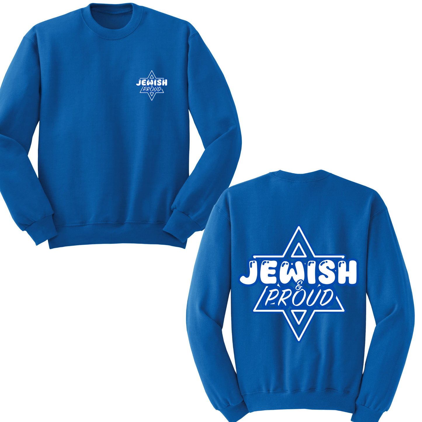 Jewish And Proud Crewneck Sweater