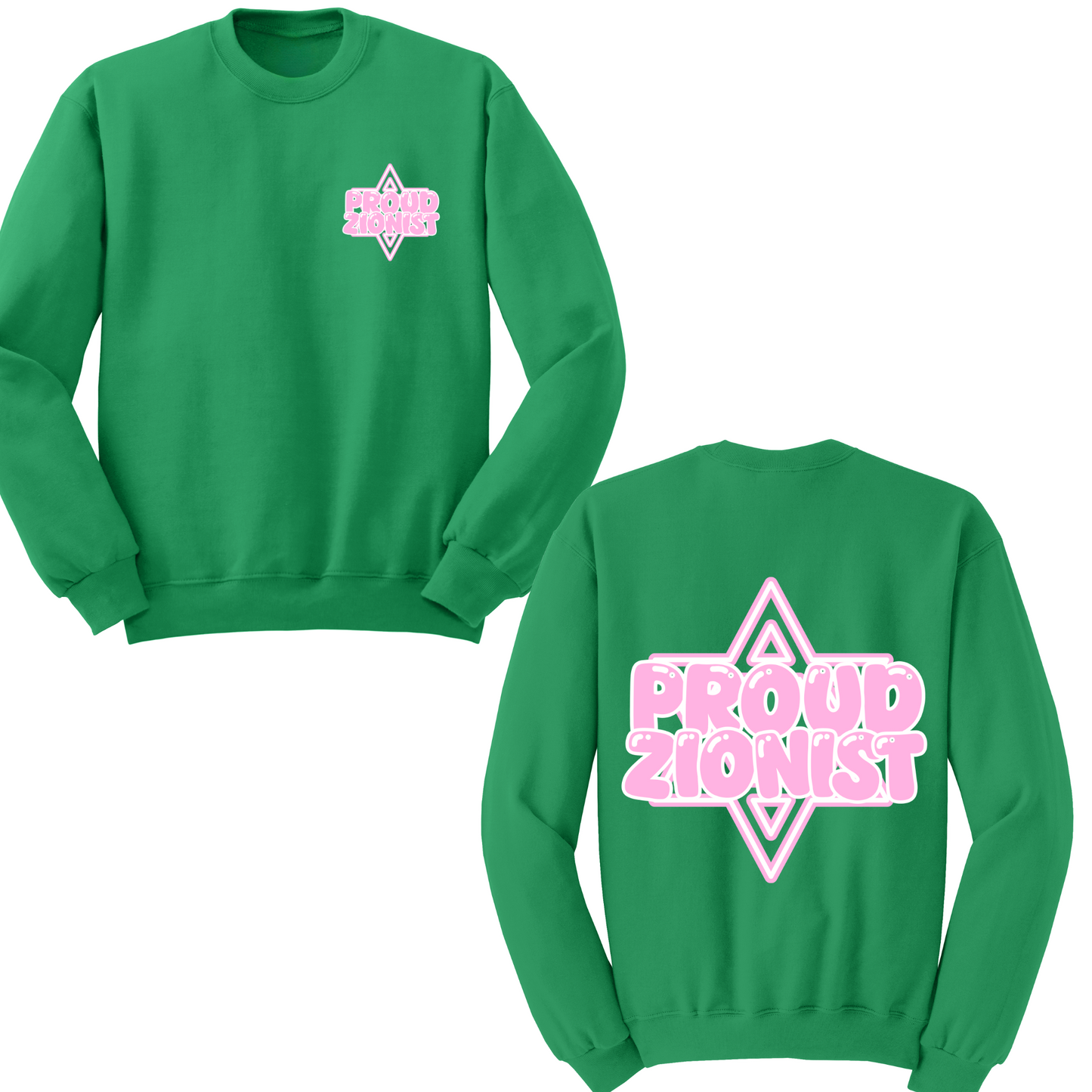 Proud Zionist Star Crewneck Sweater