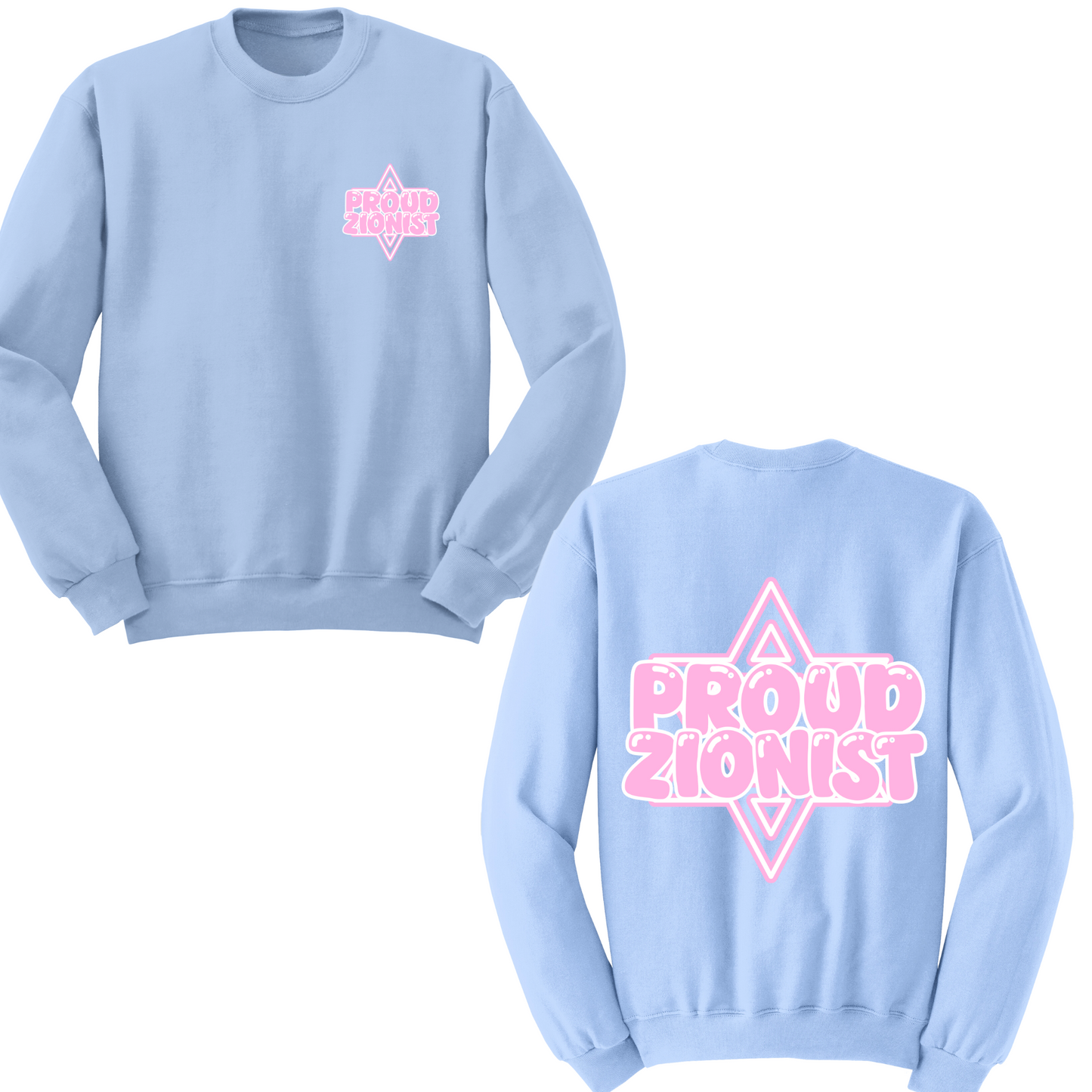 Proud Zionist Star Crewneck Sweater