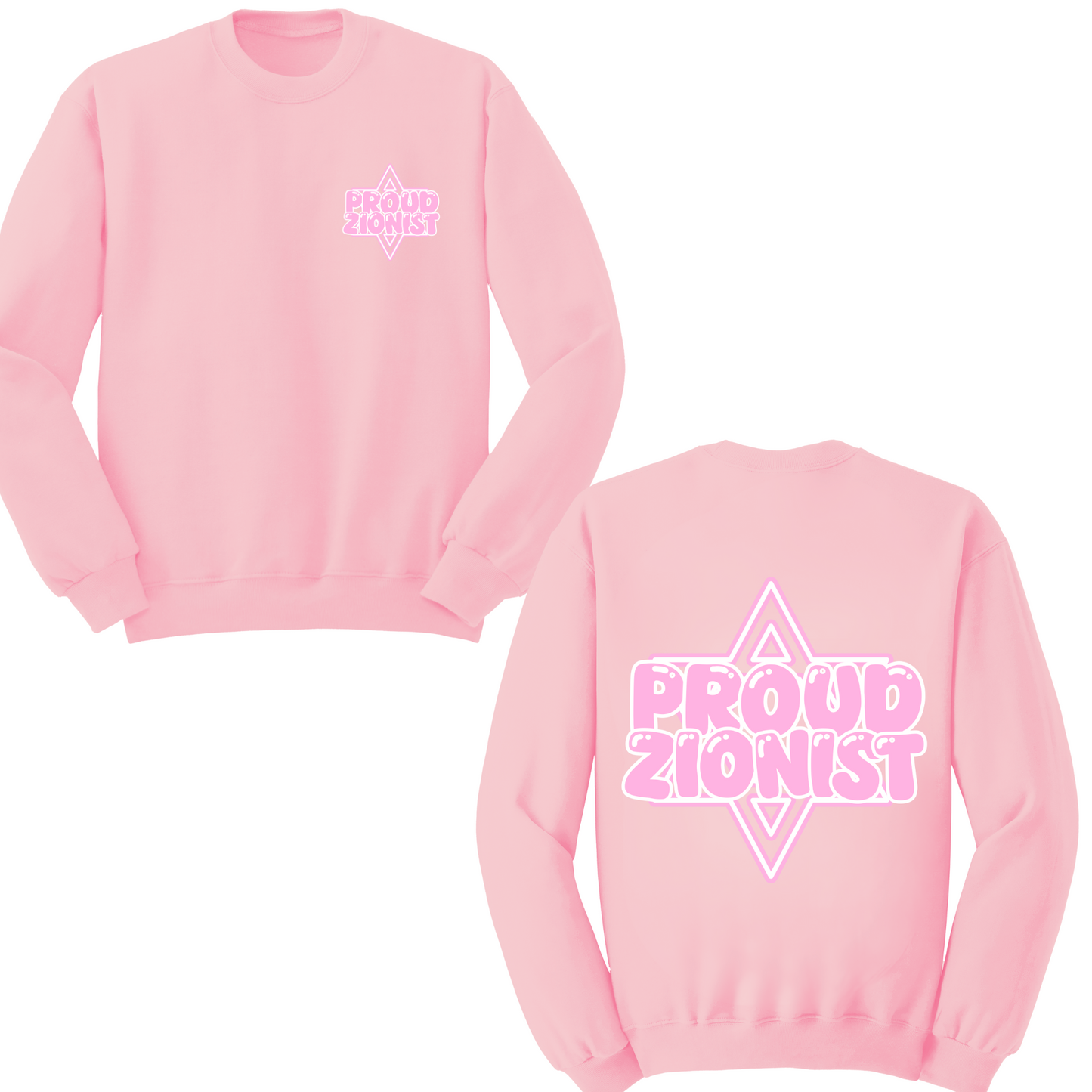 Proud Zionist Star Crewneck Sweater