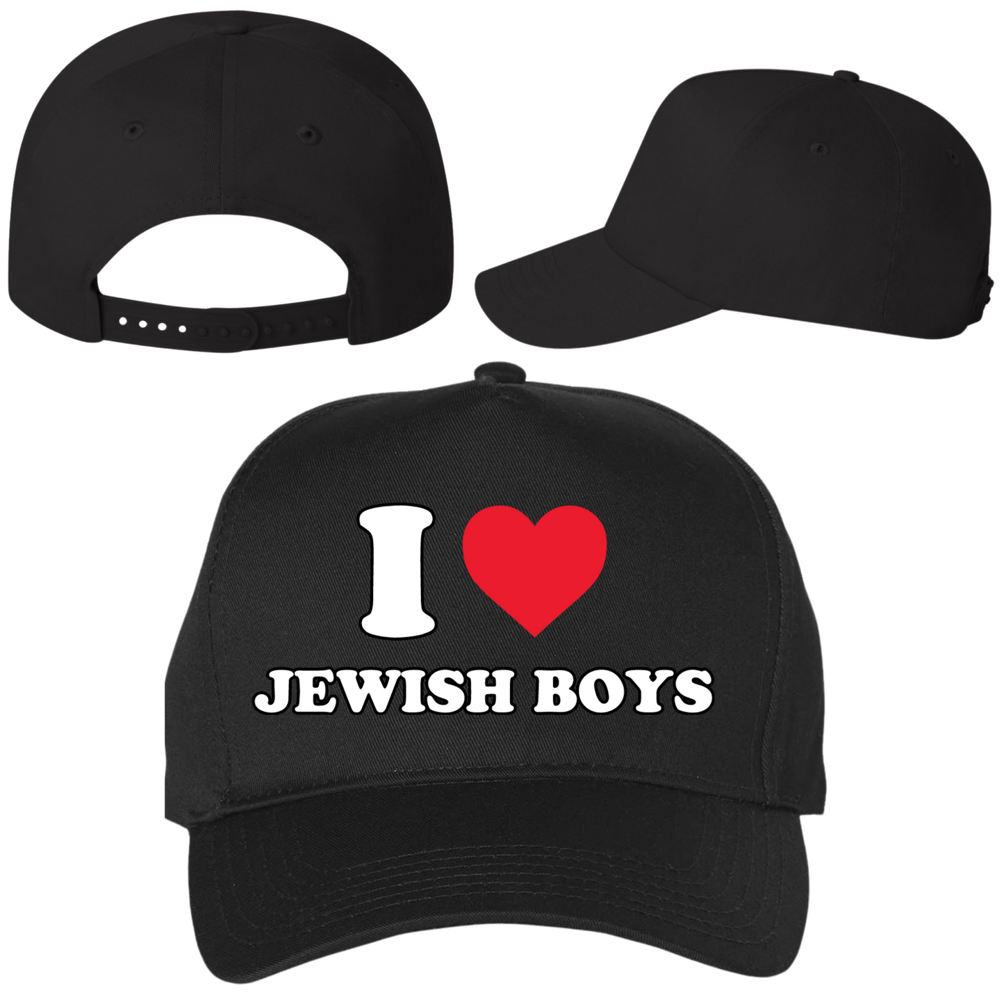 I Heart Jewish Boys Hat