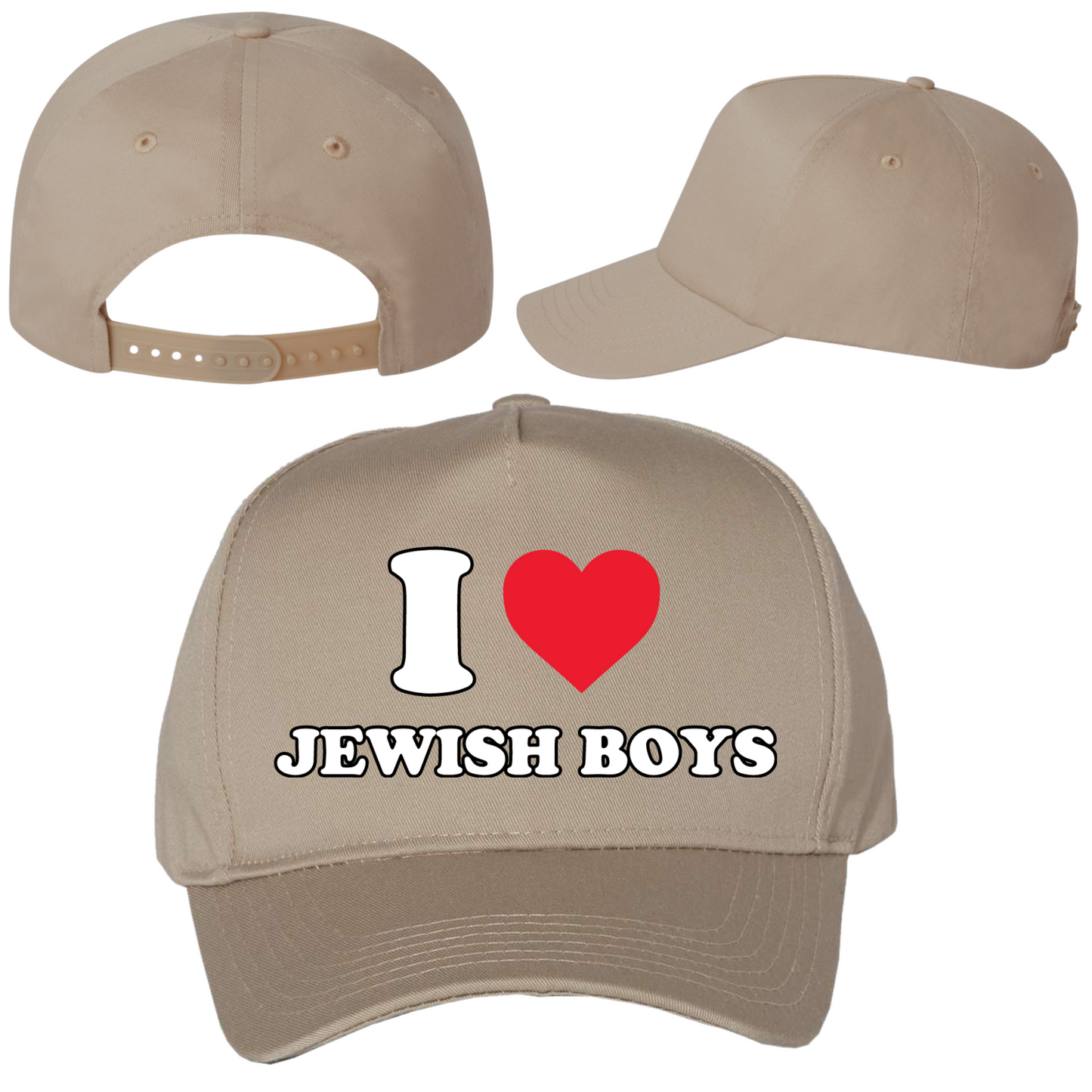 I Heart Jewish Boys Hat