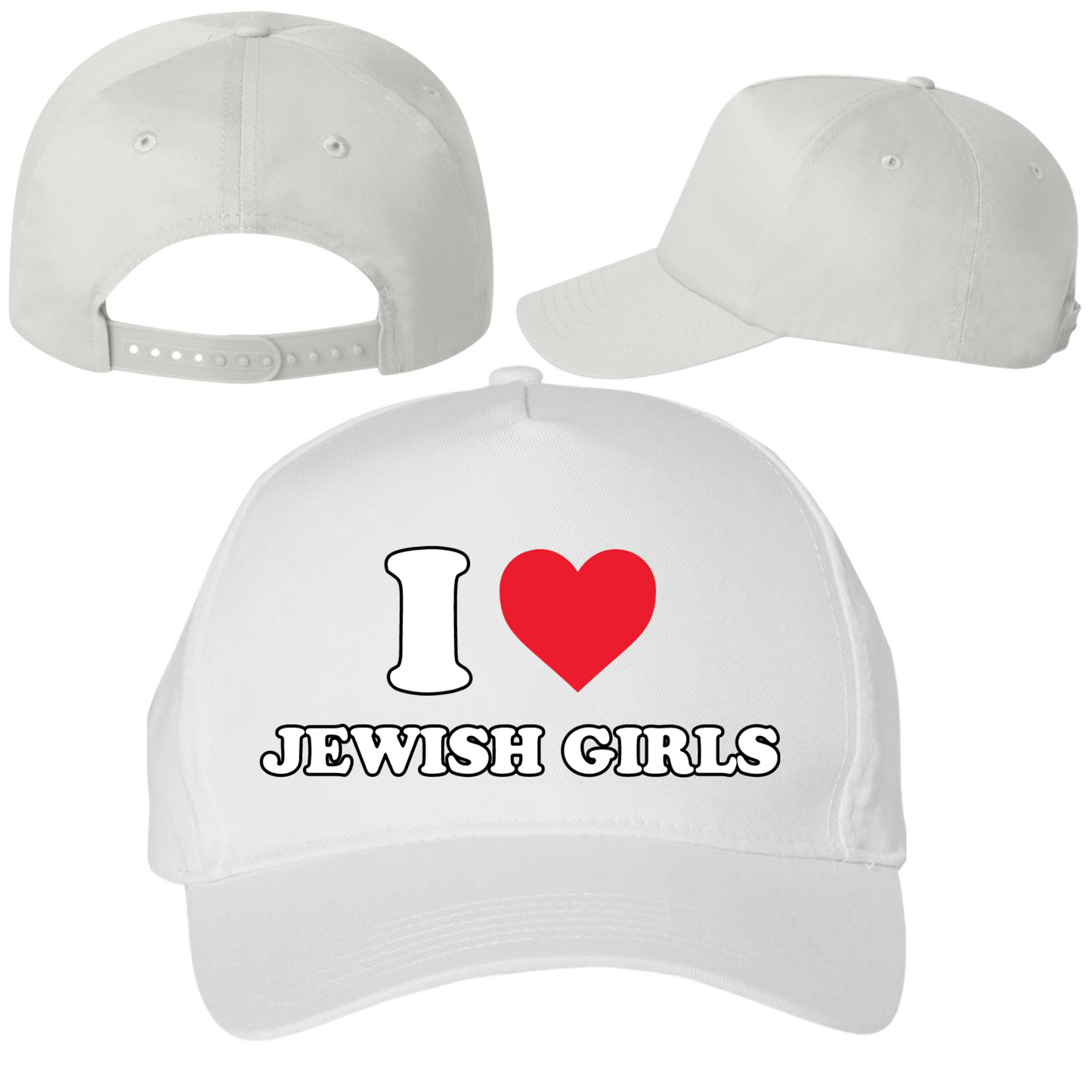 I Heart Jewish Girls Hat