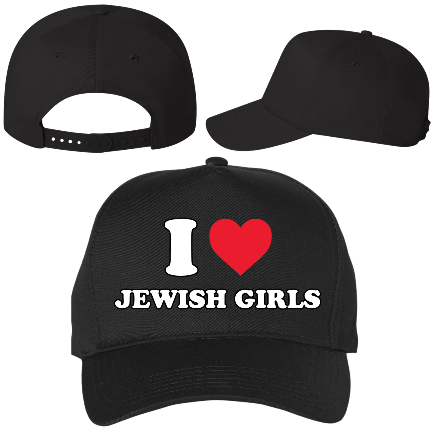 I Heart Jewish Girls Hat