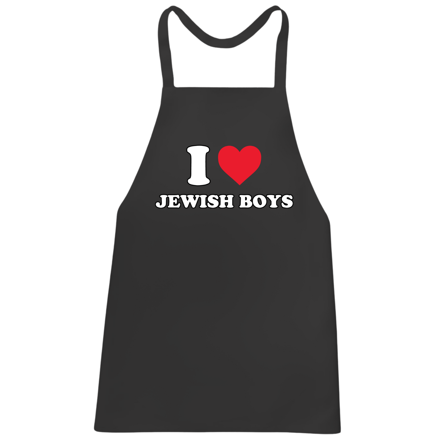 I Love Jewish Boys Apron