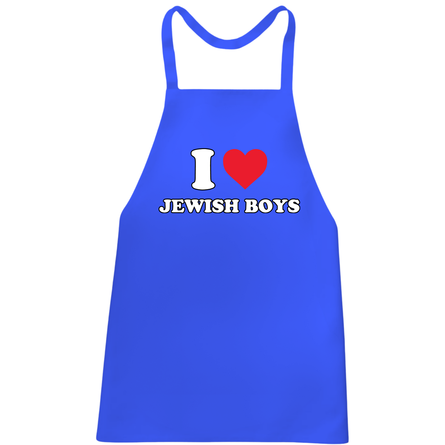 I Love Jewish Boys Apron