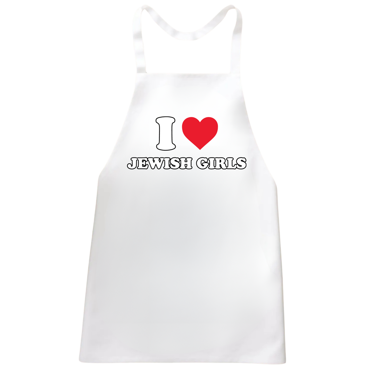 I Love Jewish Girls Apron