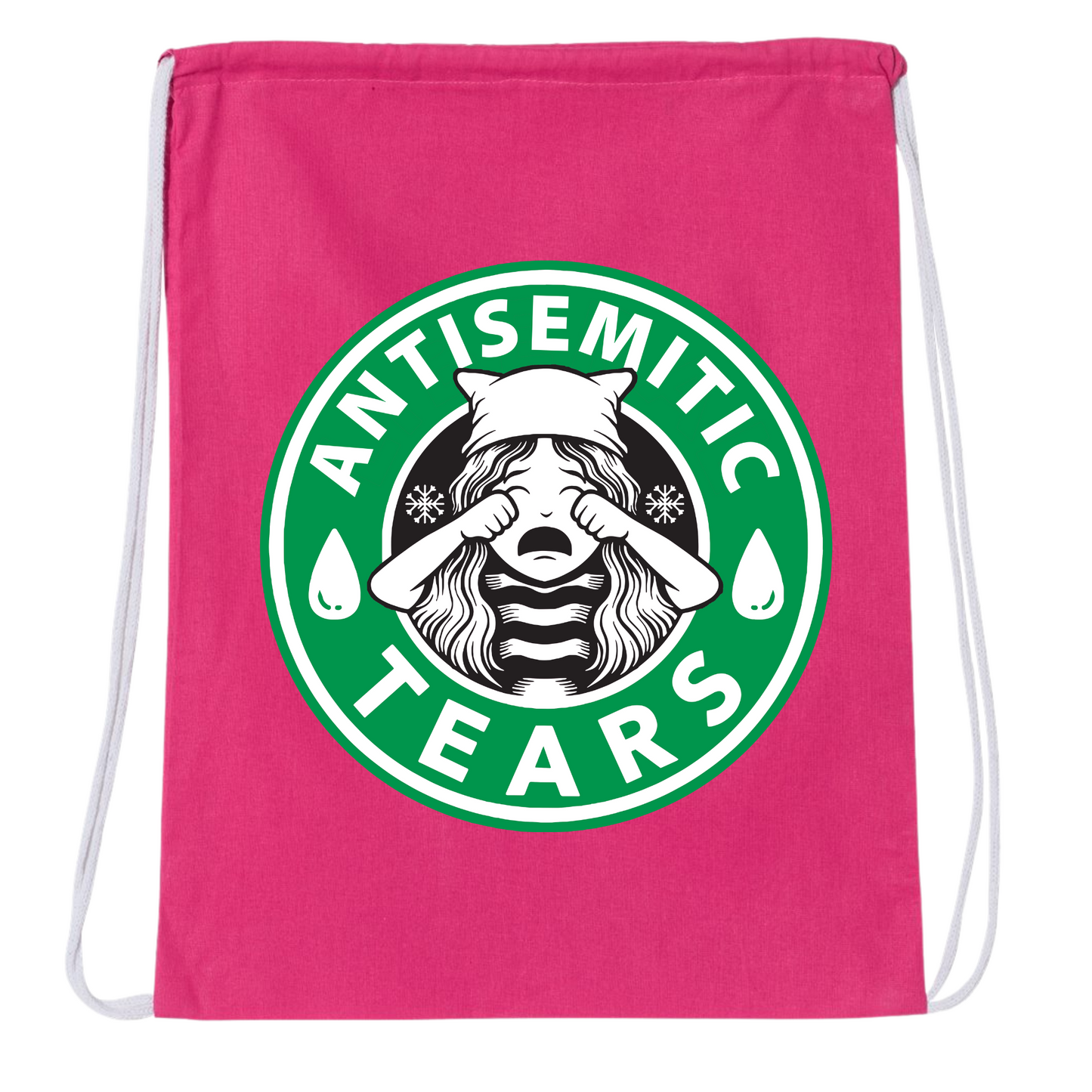 Antisemitic Tears Drawstring Bag