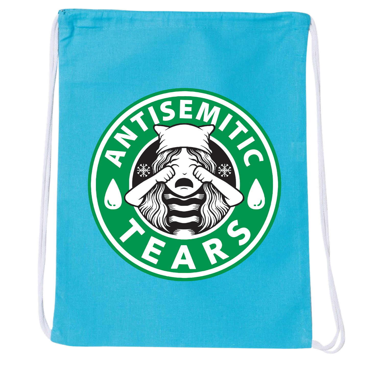 Antisemitic Tears Drawstring Bag