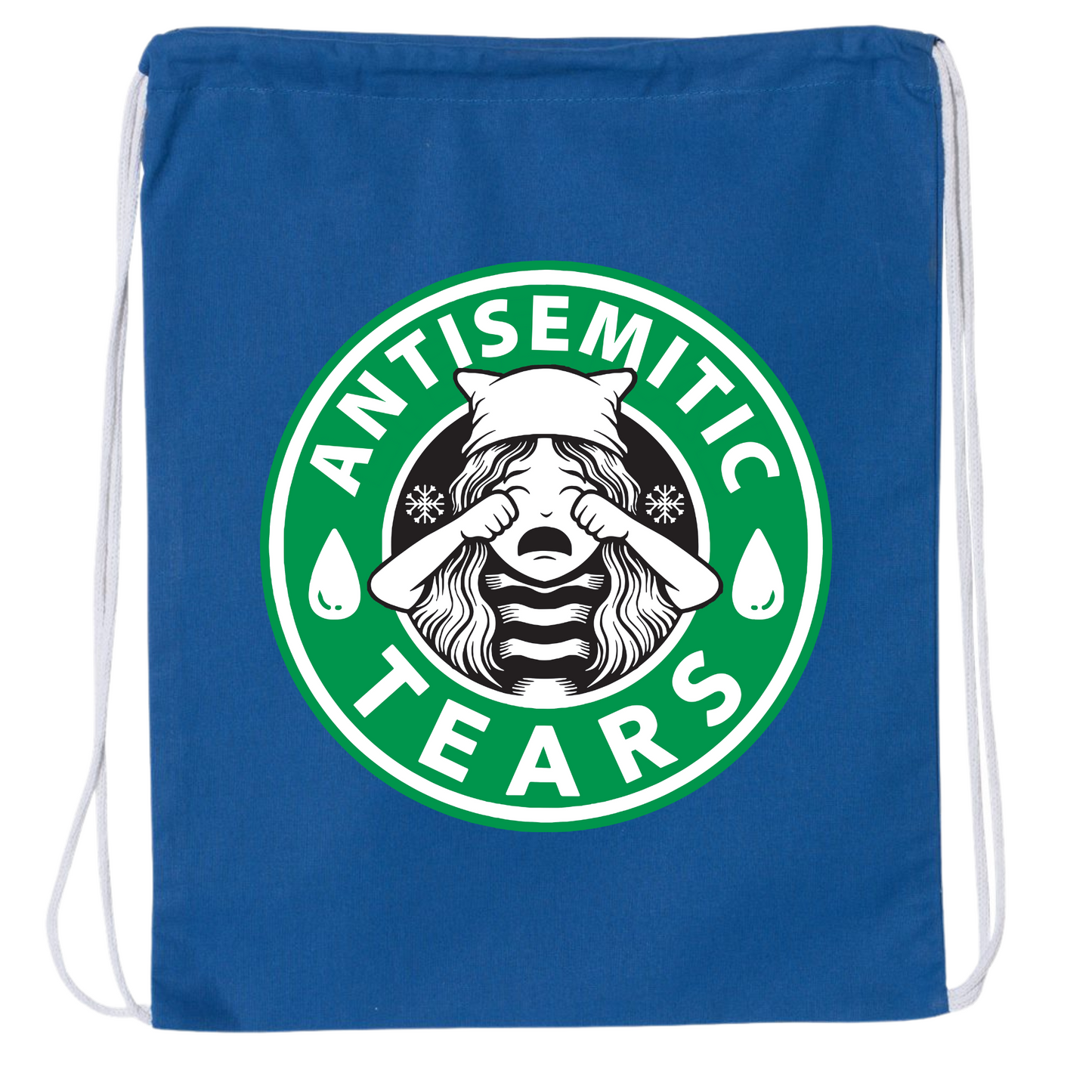 Antisemitic Tears Drawstring Bag