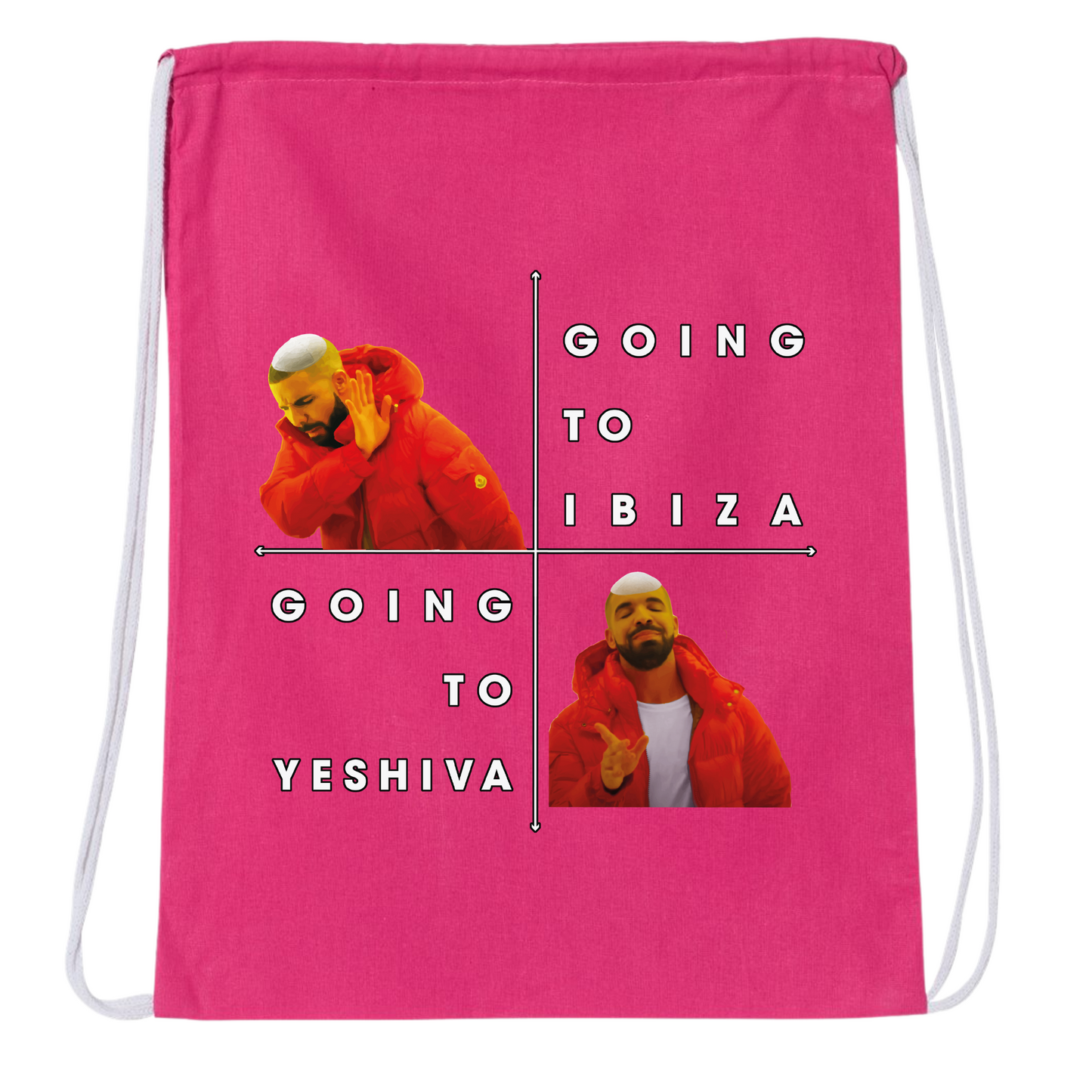 Drake Yeshiva Drawstring Bag