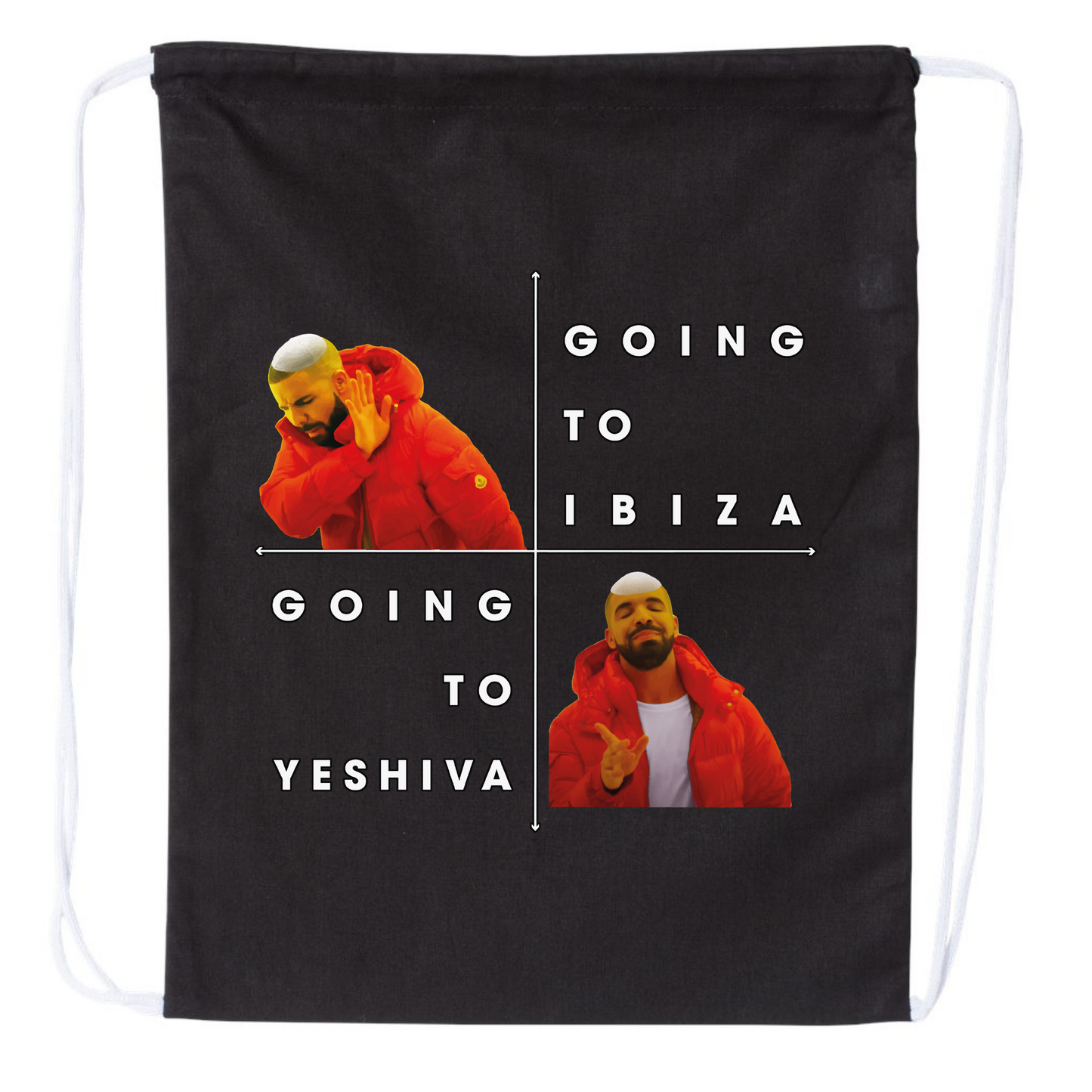 Drake Yeshiva Drawstring Bag