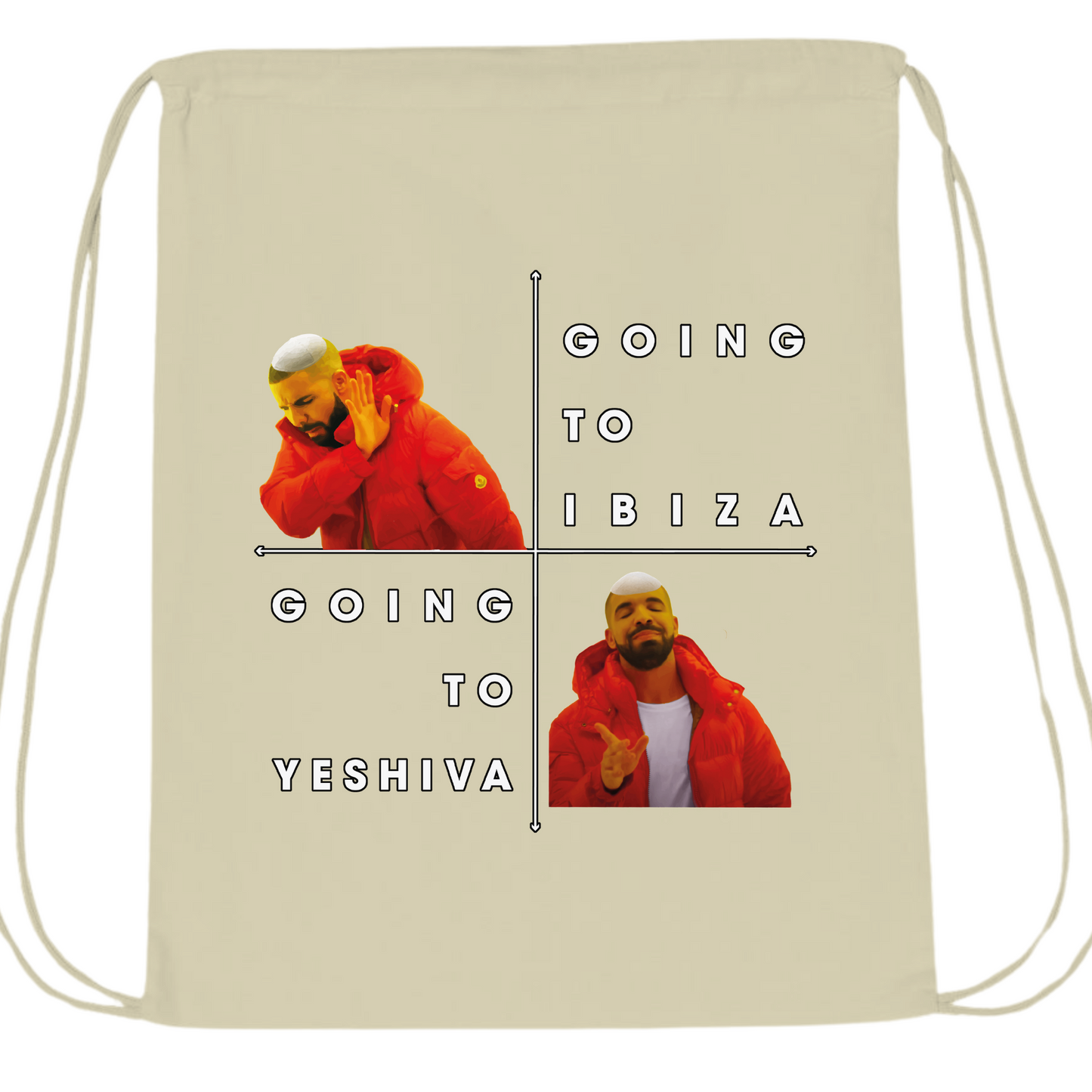 Drake Yeshiva Drawstring Bag