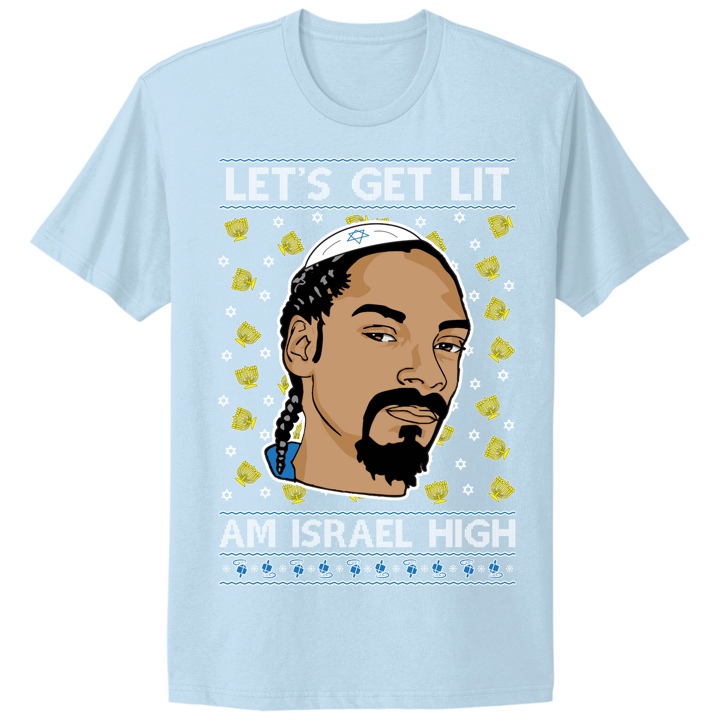 Get Lit Am Israel Hanukkah T-shirt