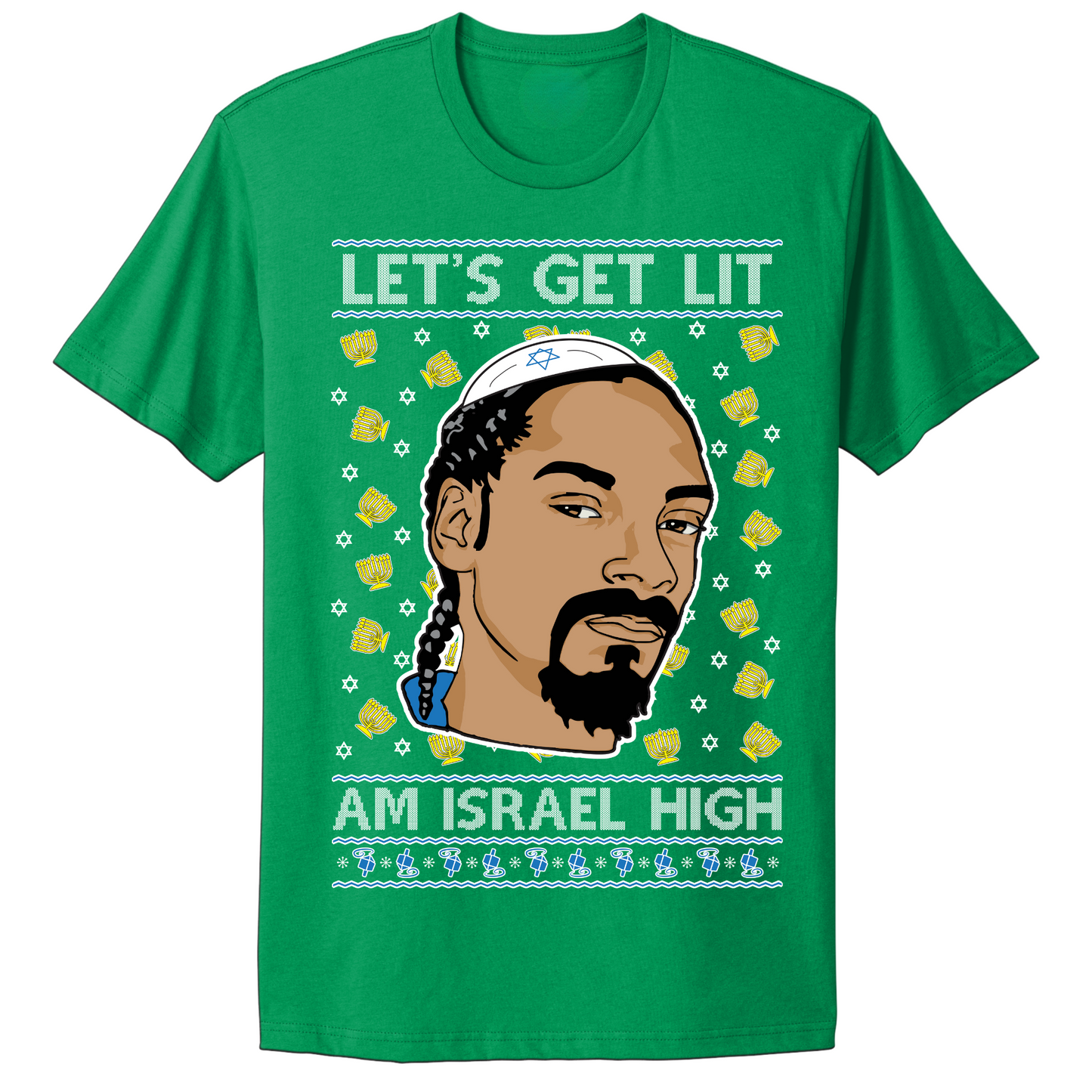 Get Lit Am Israel Hanukkah T-shirt