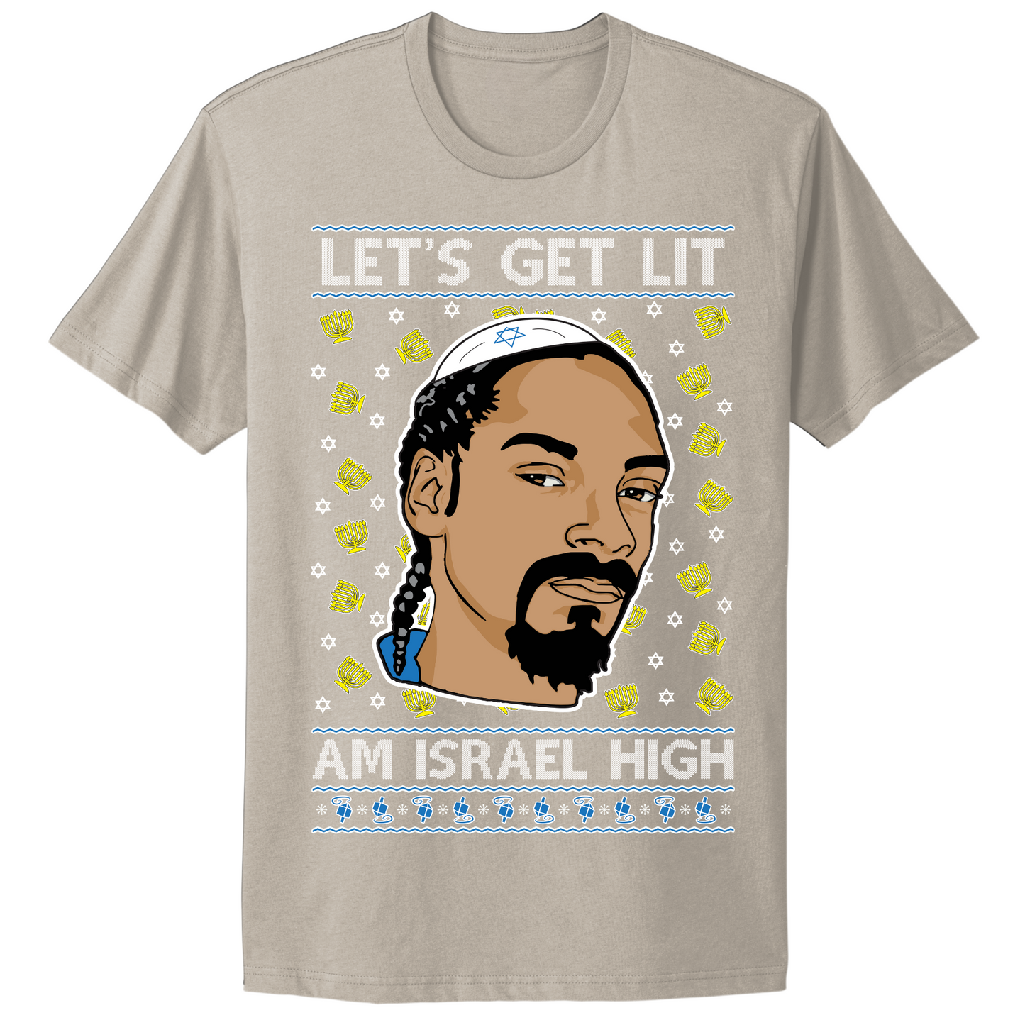 Get Lit Am Israel Hanukkah T-shirt