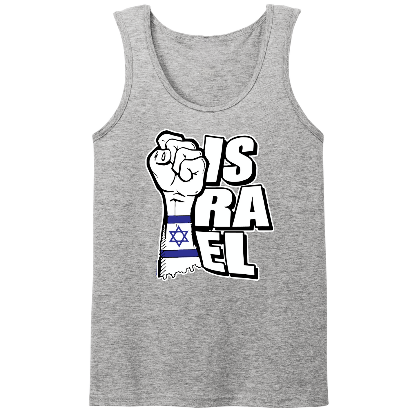 Israeli Flag Arm Band Mens Tank Top