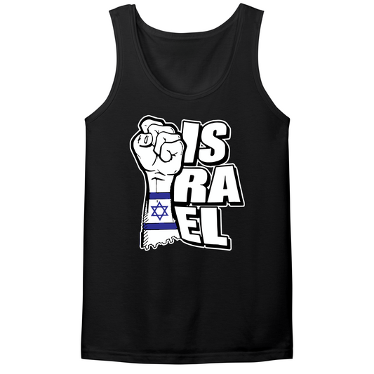 Israeli Flag Arm Band Mens Tank Top