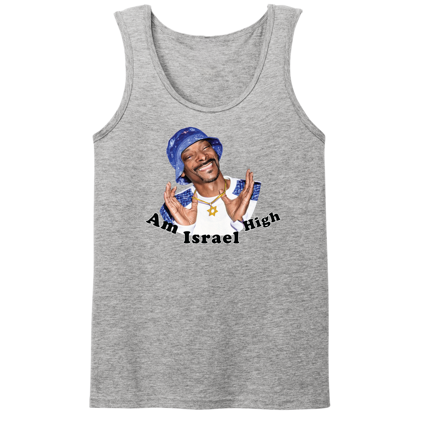 Am Israel High Mens Tank Top