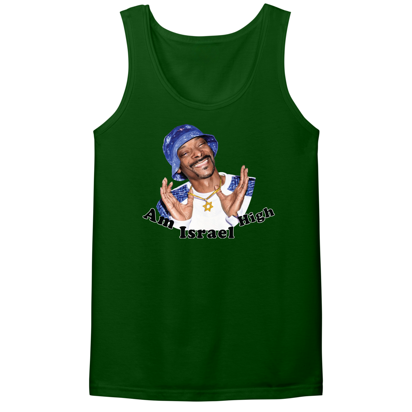 Am Israel High Mens Tank Top