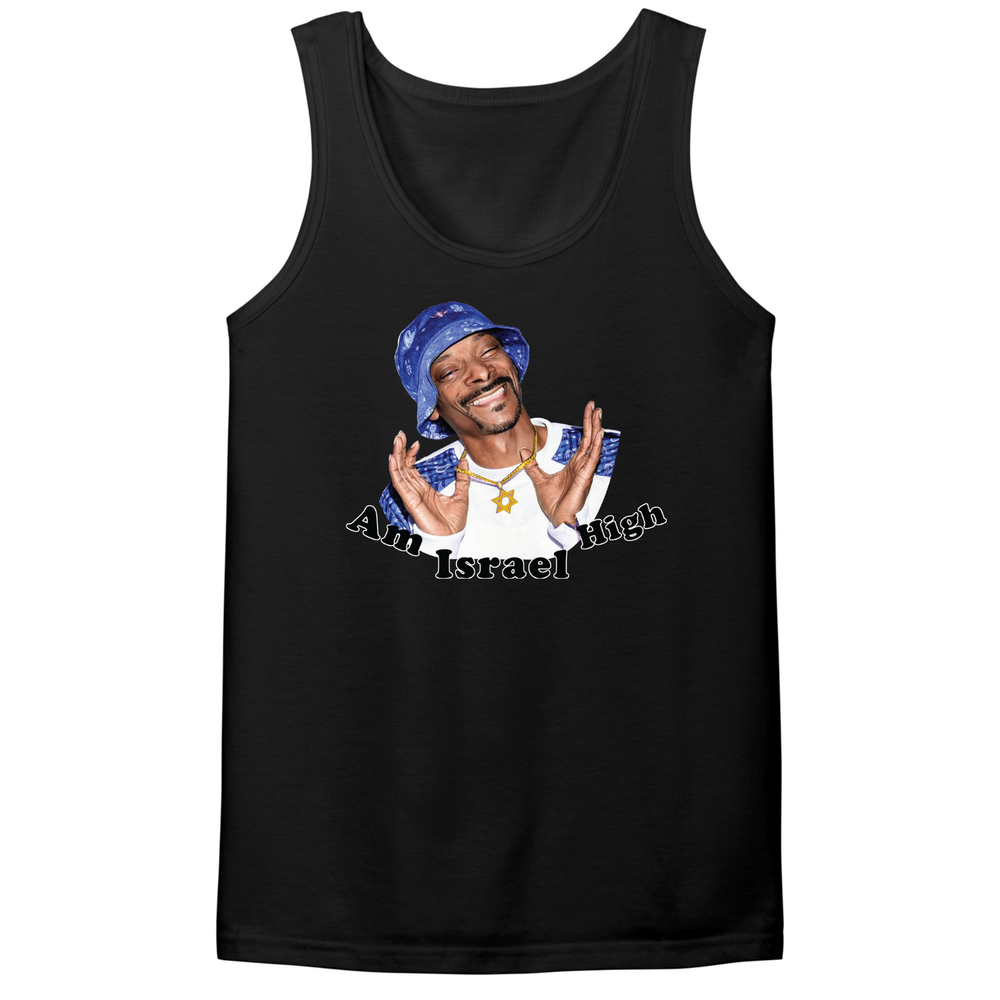 Am Israel High Mens Tank Top