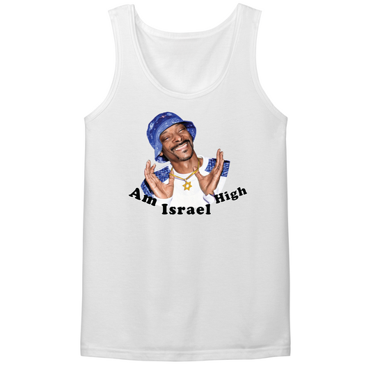 Am Israel High Mens Tank Top