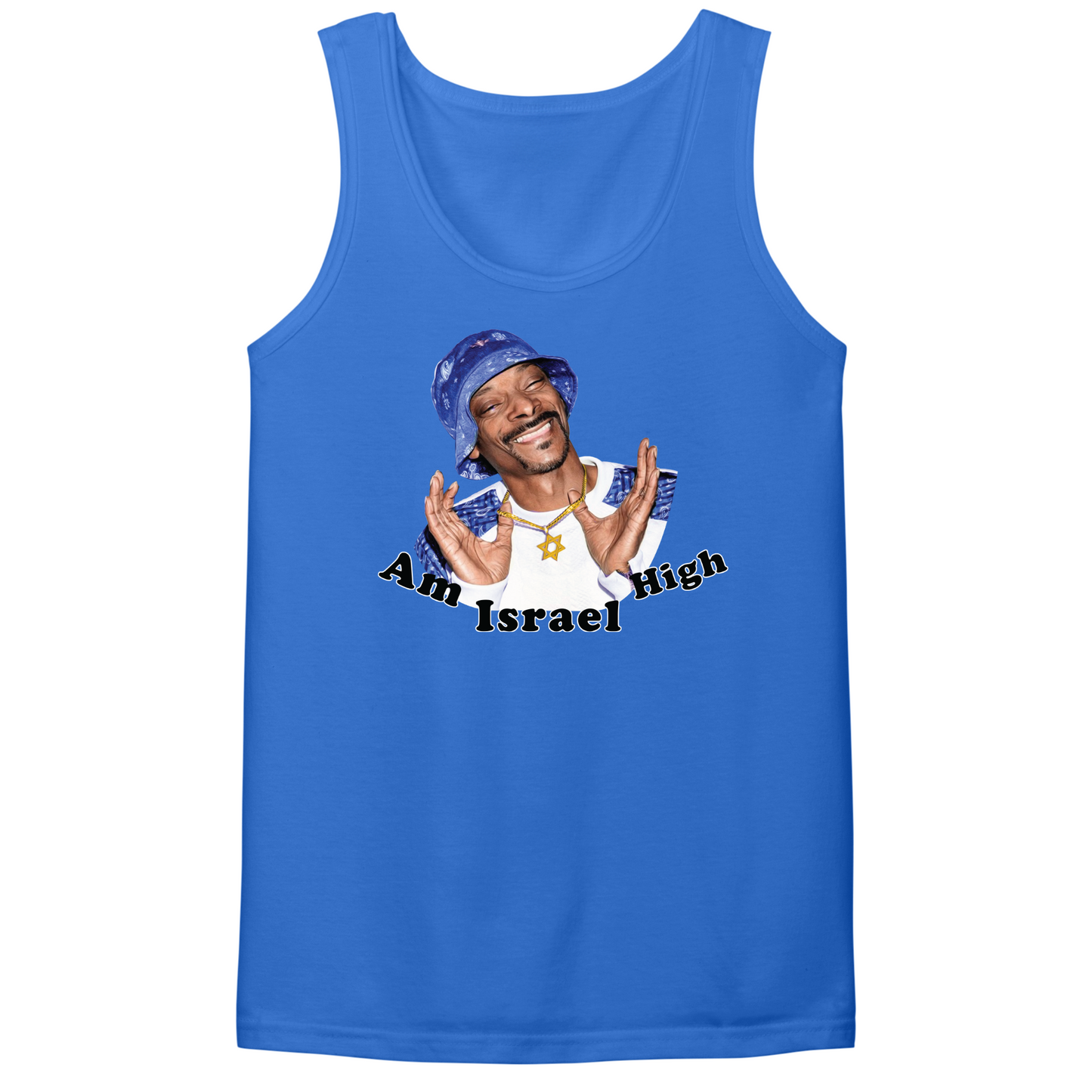 Am Israel High Mens Tank Top