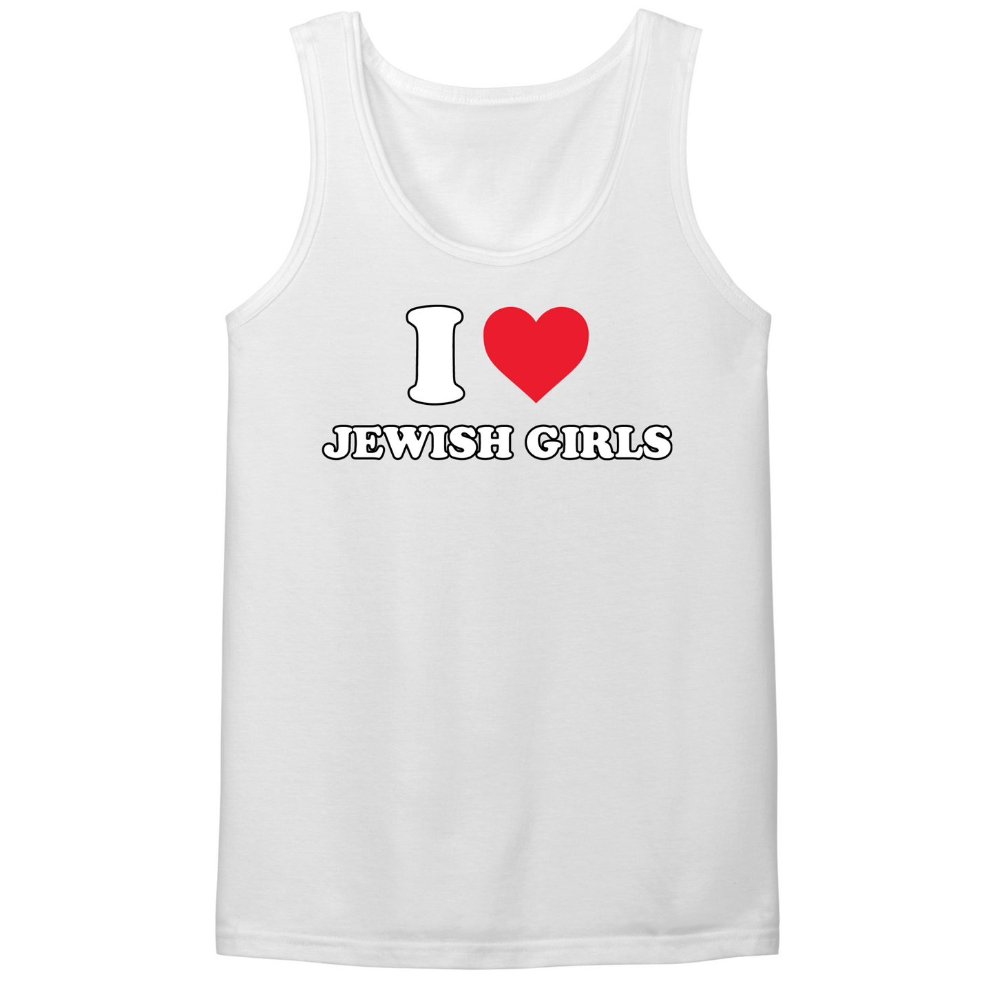 I Love Jewish Girls Mens Tank Top