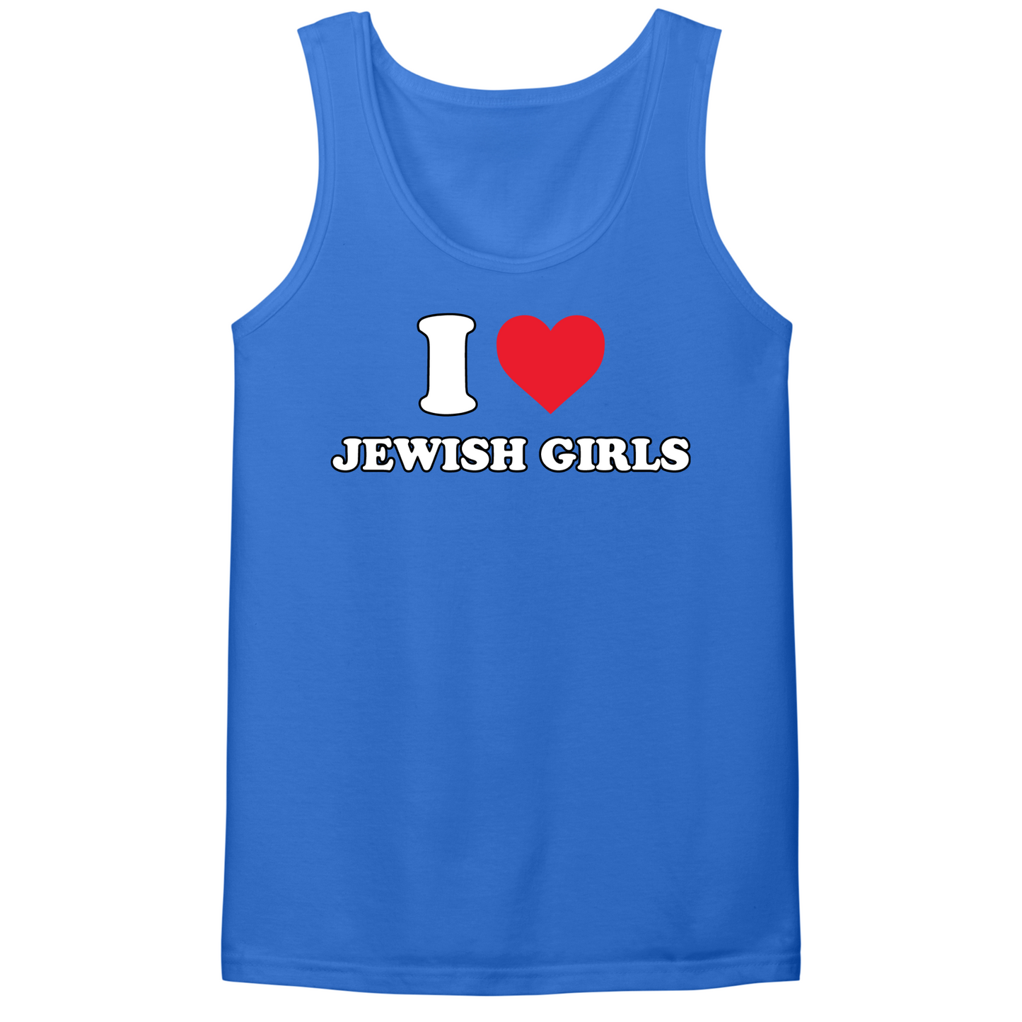 I Love Jewish Girls Mens Tank Top