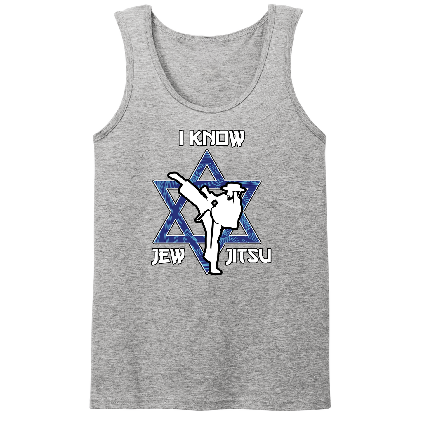 I Know Jew Jitsu Mens Tank Top