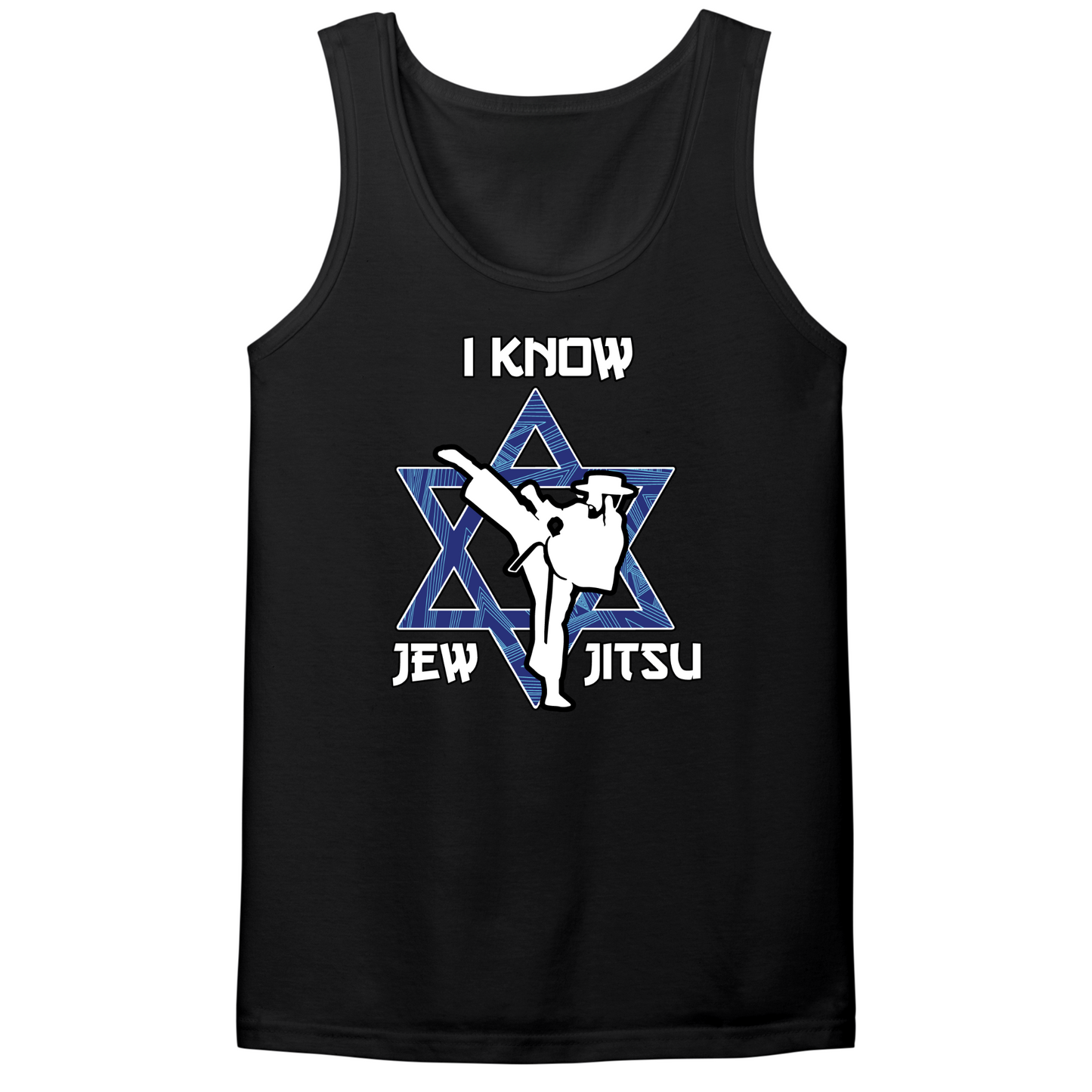 I Know Jew Jitsu Mens Tank Top