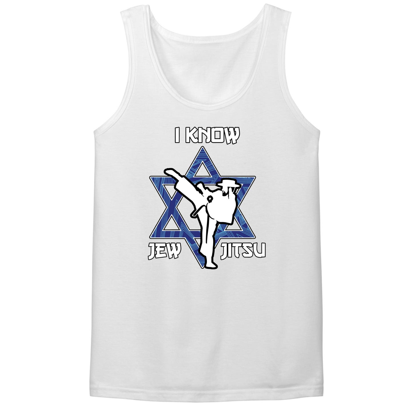 I Know Jew Jitsu Mens Tank Top