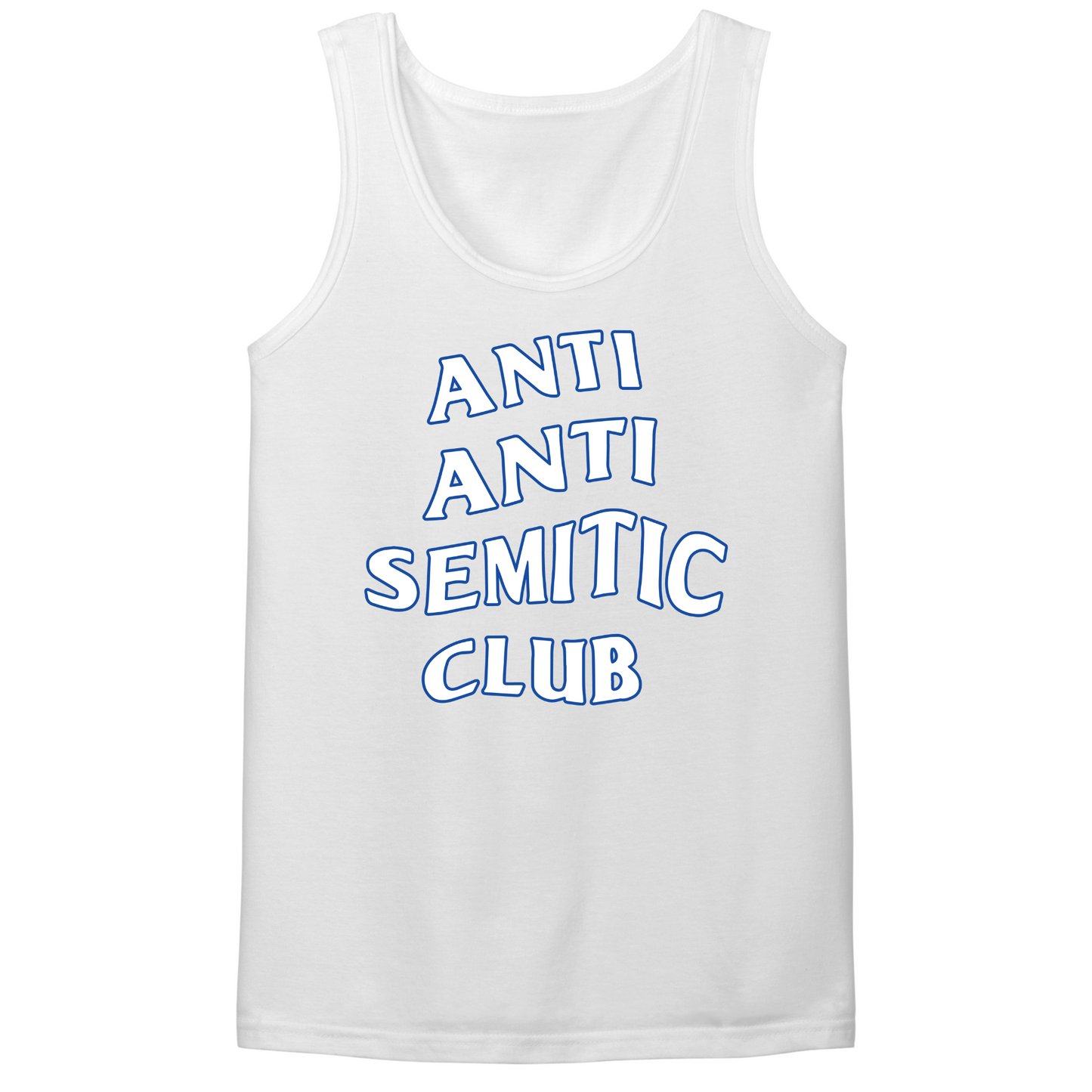 Anti Antisemitic Club Mens Tank Top