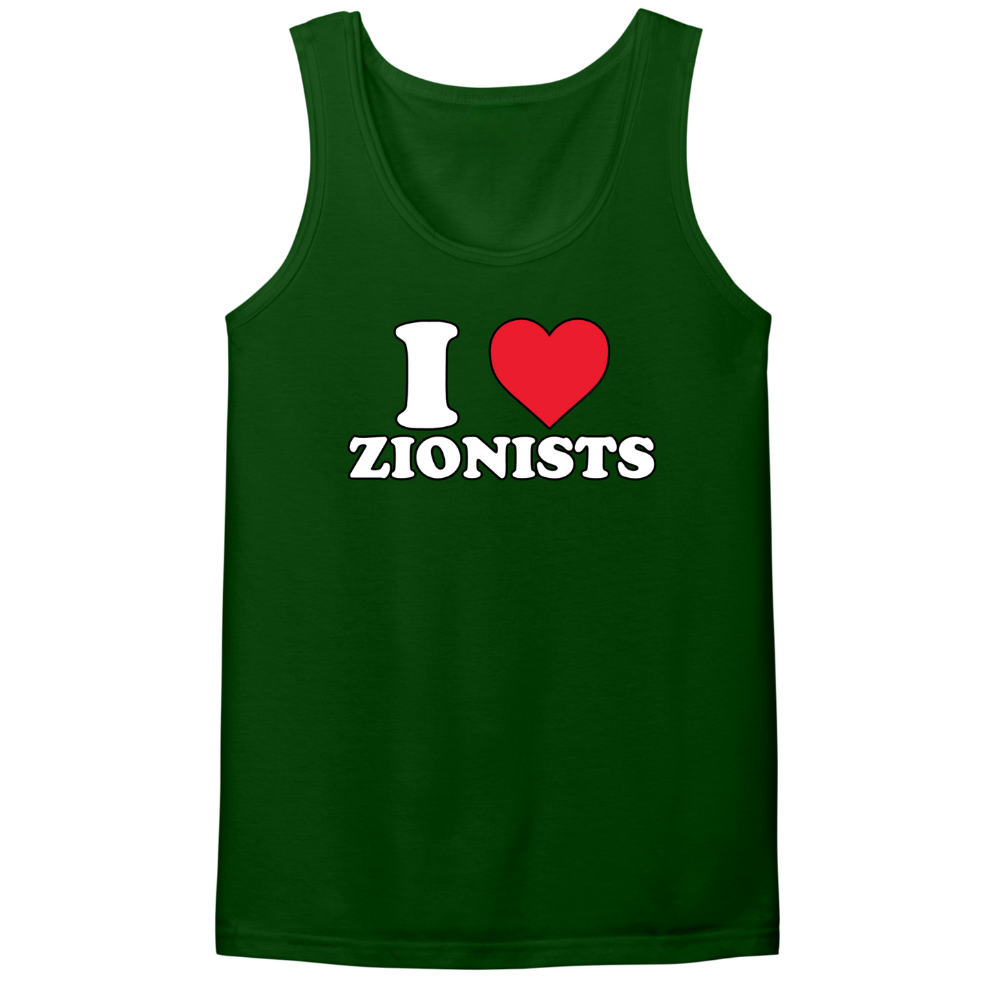 I Love Zionists Mens Tank Top