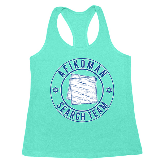 Afikoman Search Team Womens Tank Top