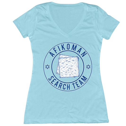 Afikoman Search Team Womens Vneck