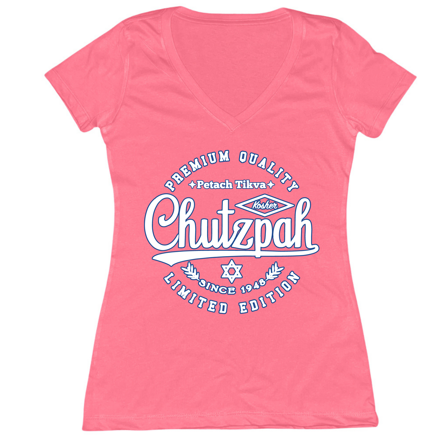 Premium Quality Chutzpah Womens Vneck