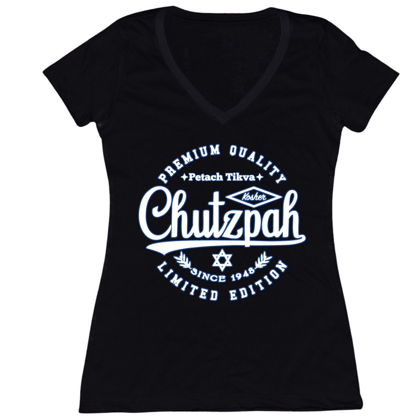 Premium Quality Chutzpah Womens Vneck