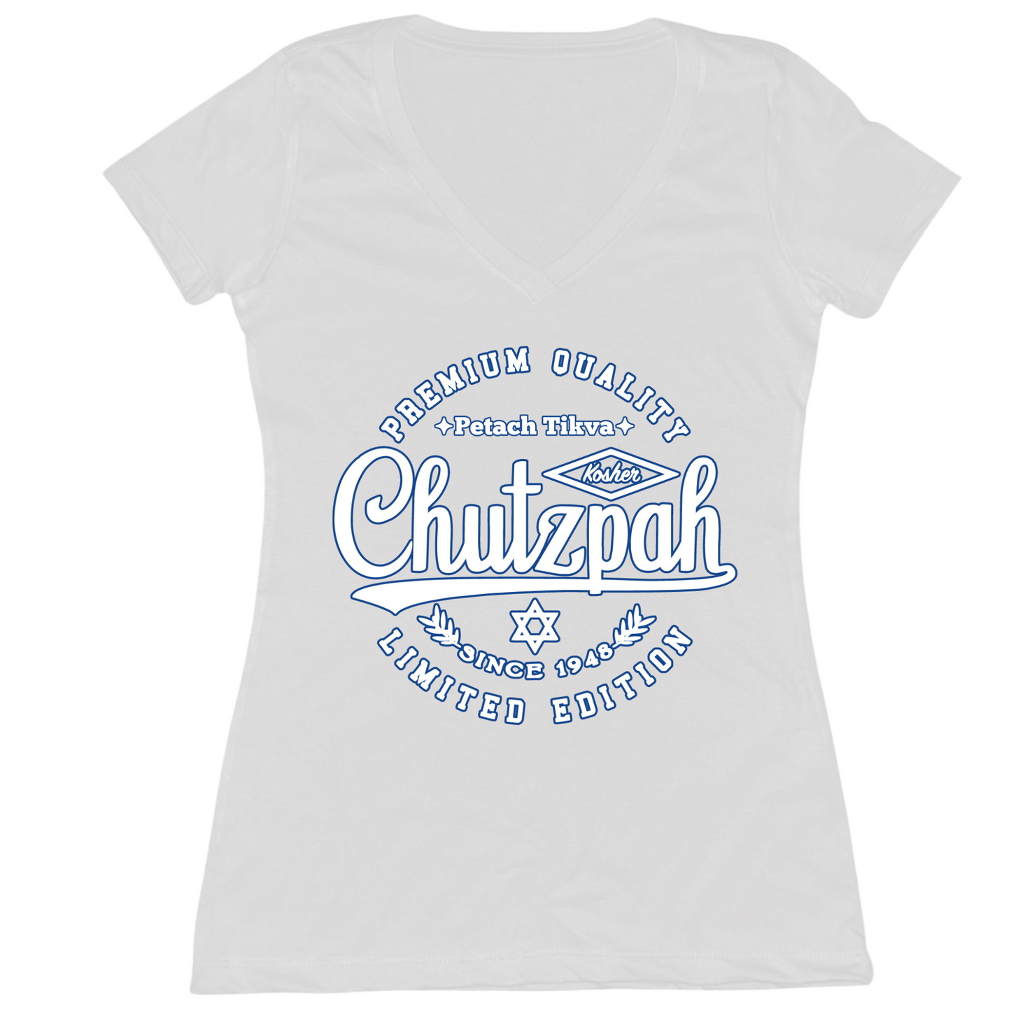 Premium Quality Chutzpah Womens Vneck