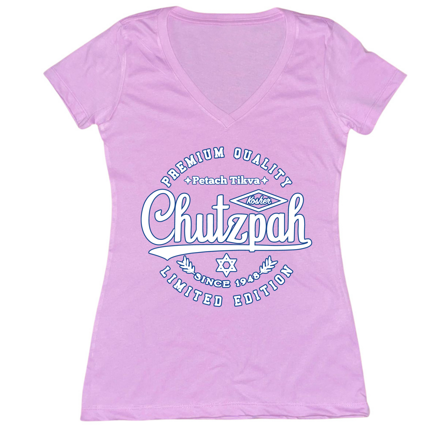 Premium Quality Chutzpah Womens Vneck