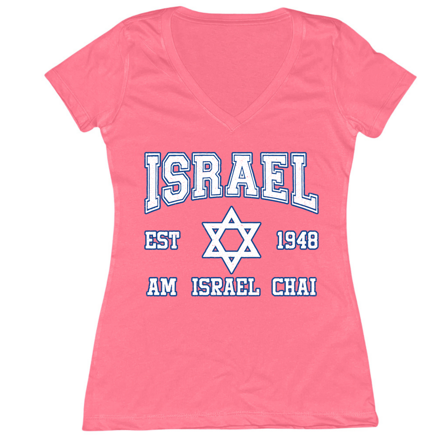 Israel Est Womens Vneck