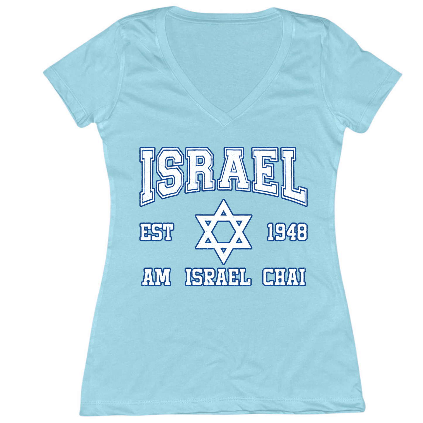 Israel Est Womens Vneck