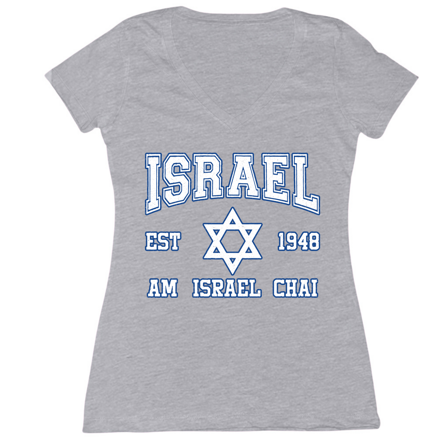 Israel Est Womens Vneck