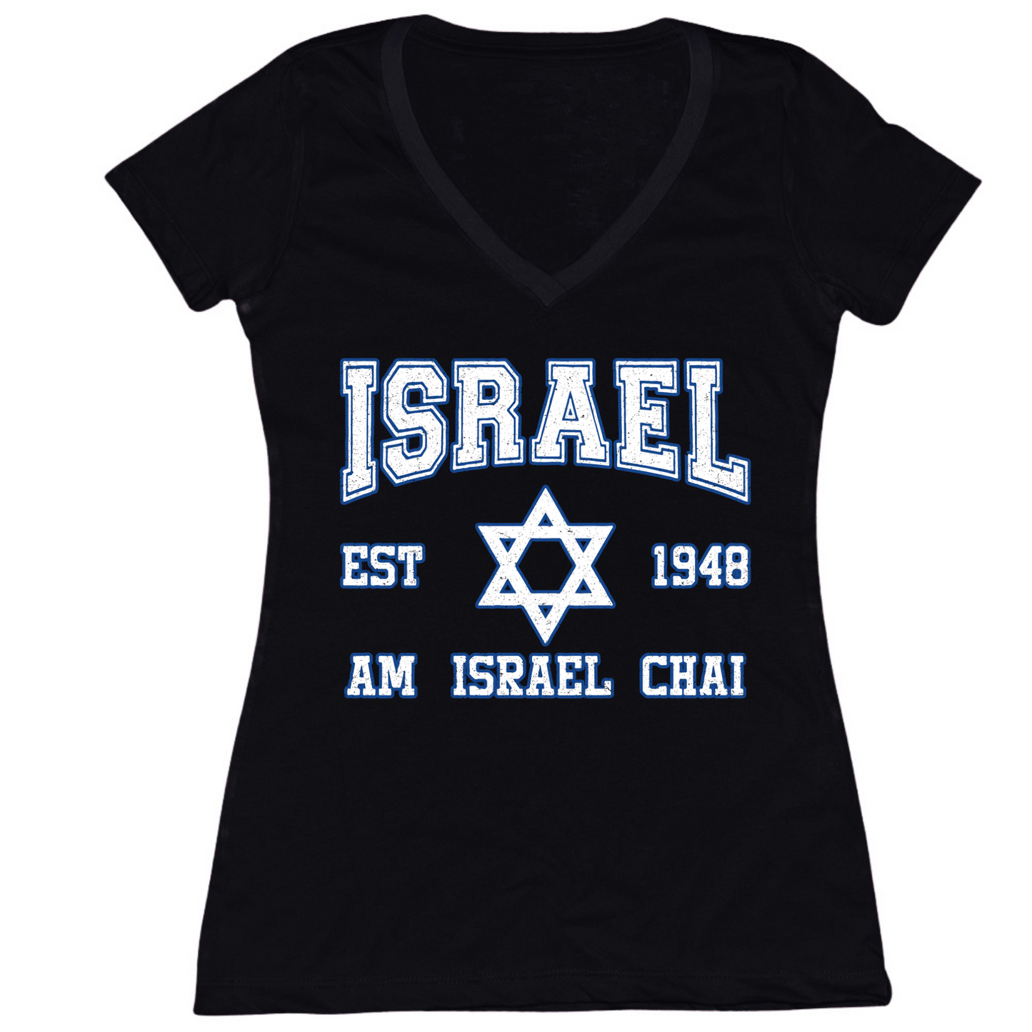 Israel Est Womens Vneck