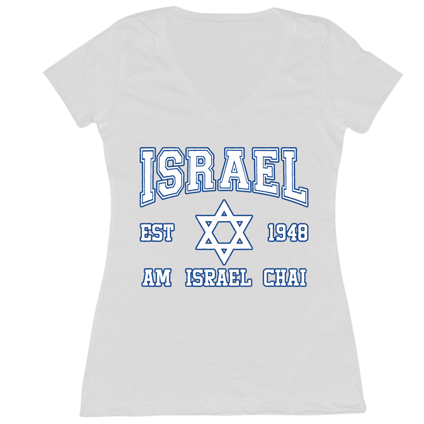 Israel Est Womens Vneck