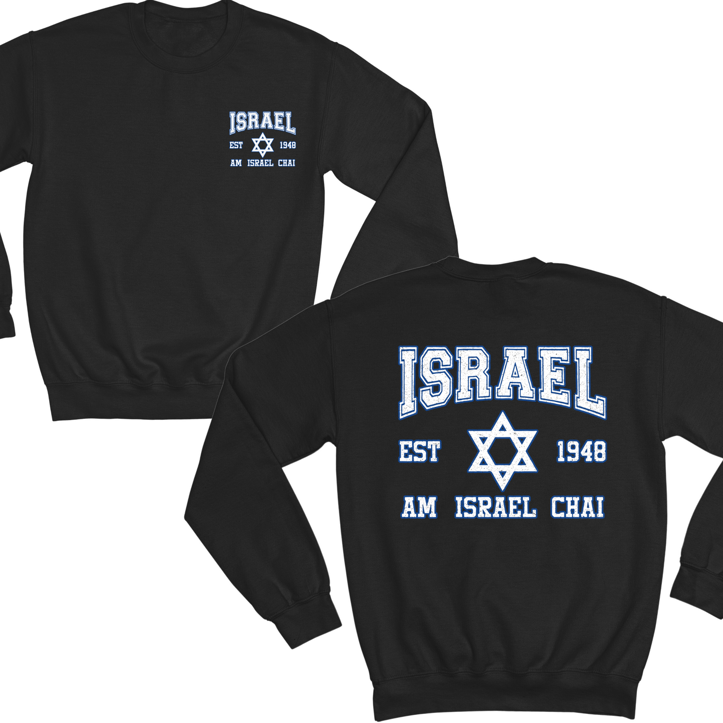 Israel Est Crewneck Sweater