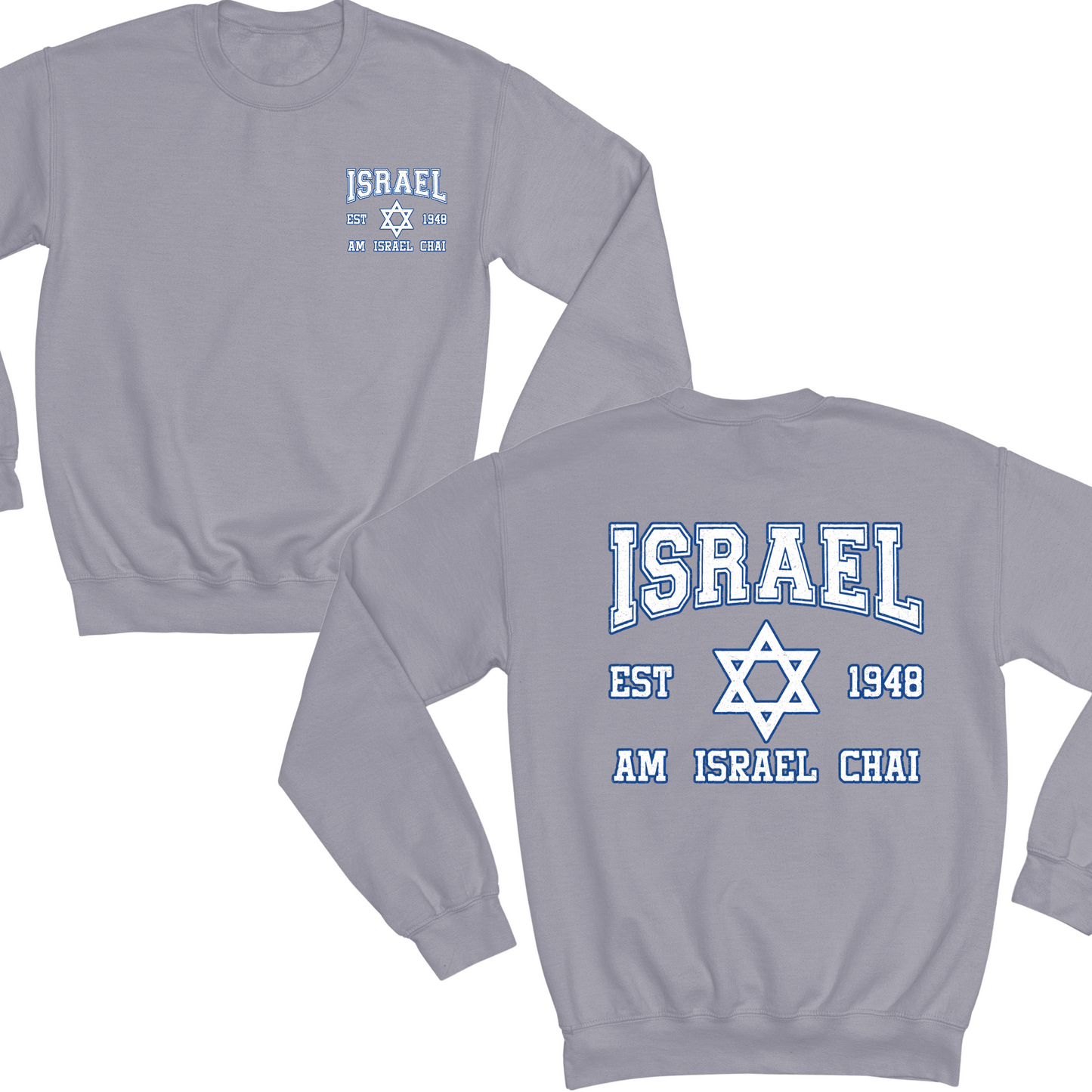 Israel Est Crewneck Sweater