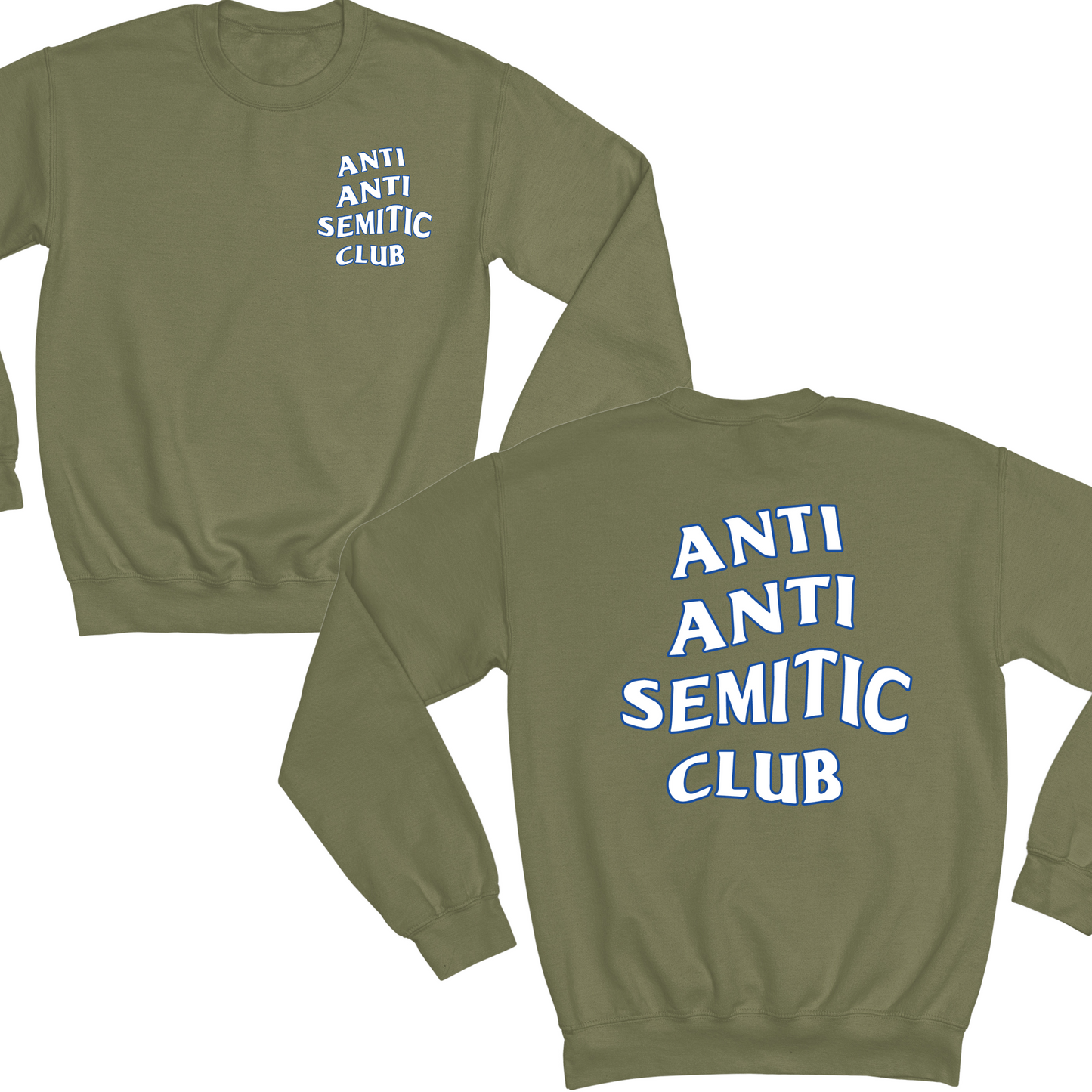 Anti Antisemitic Club Crewneck Sweater