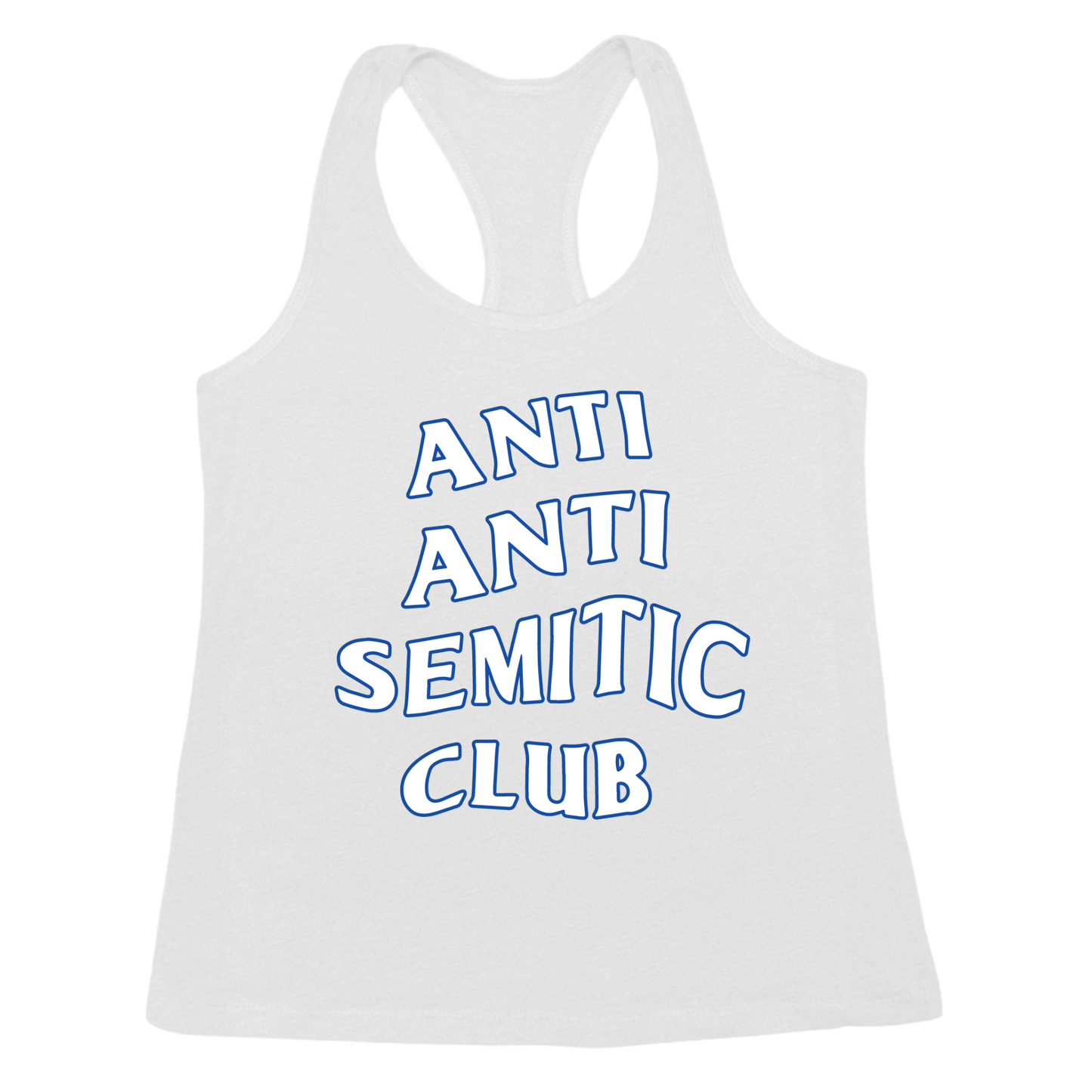 Anti Antisemitic Club Womens Tank Top